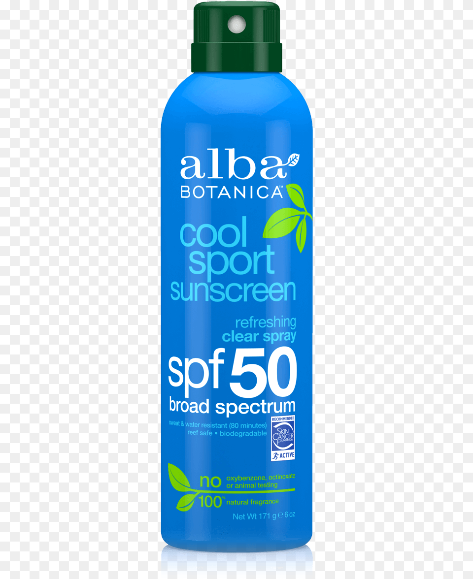 Alba Botanica Alba Sensitive Mineral Sunscreen Spray, Bottle, Cosmetics, Herbal, Herbs Free Png