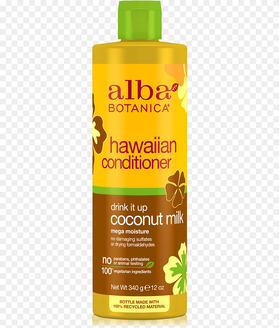 Alba Botanica Hawaiian Conditioner, Bottle, Herbal, Herbs, Plant Png Image