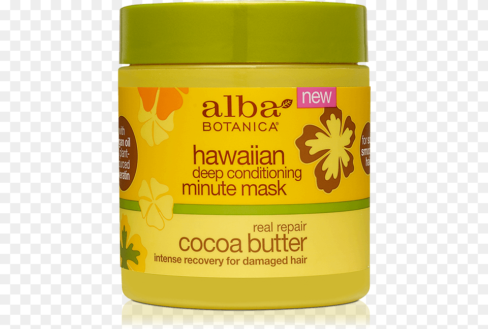 Alba Botanica Hawaiian Deep Conditioning Minute Mask, Bottle, Cosmetics, Sunscreen, Herbal Free Png Download