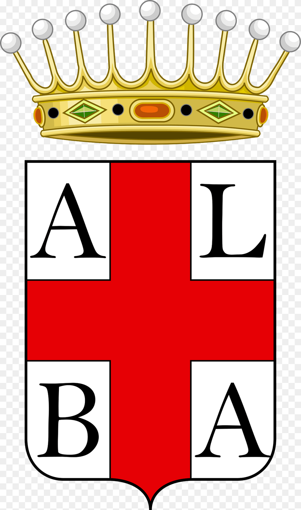 Alba Italia Stemma Clipart, Logo, Symbol Png Image