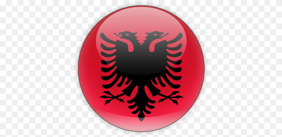 Albania Flag Full Hd, Logo, Sphere, Symbol, Astronomy Free Png Download