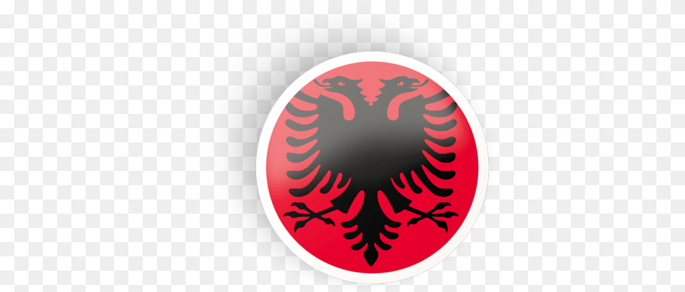 Albania Flag Vector Art Icon Albania Double Headed Eagle, Symbol, Emblem Png