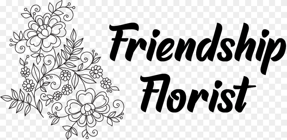 Albany La Florist Calligraphy, Art, Floral Design, Graphics, Pattern Free Png Download
