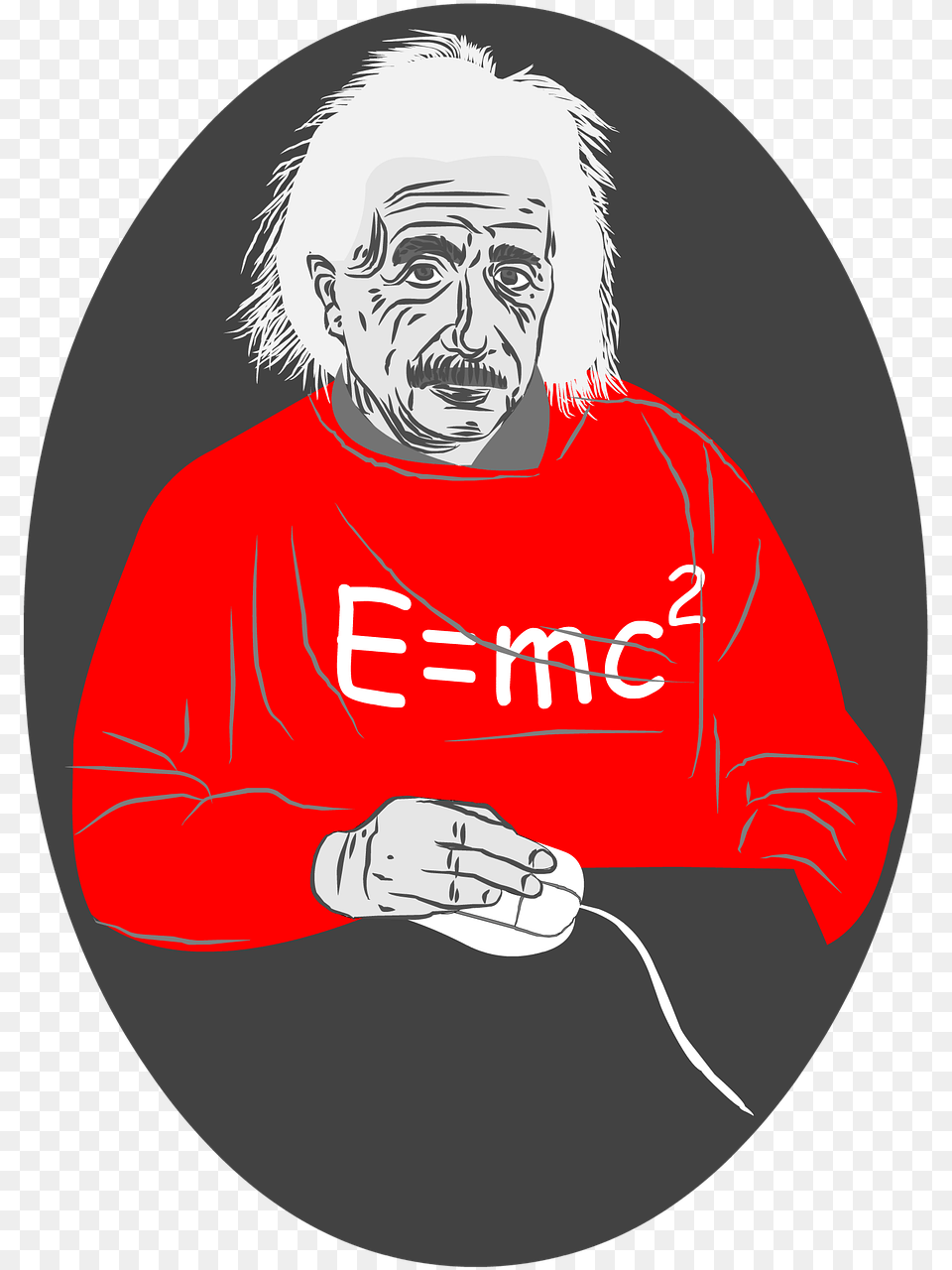 Albert Einstein Cartoon, Photography, Person, Man, Male Png