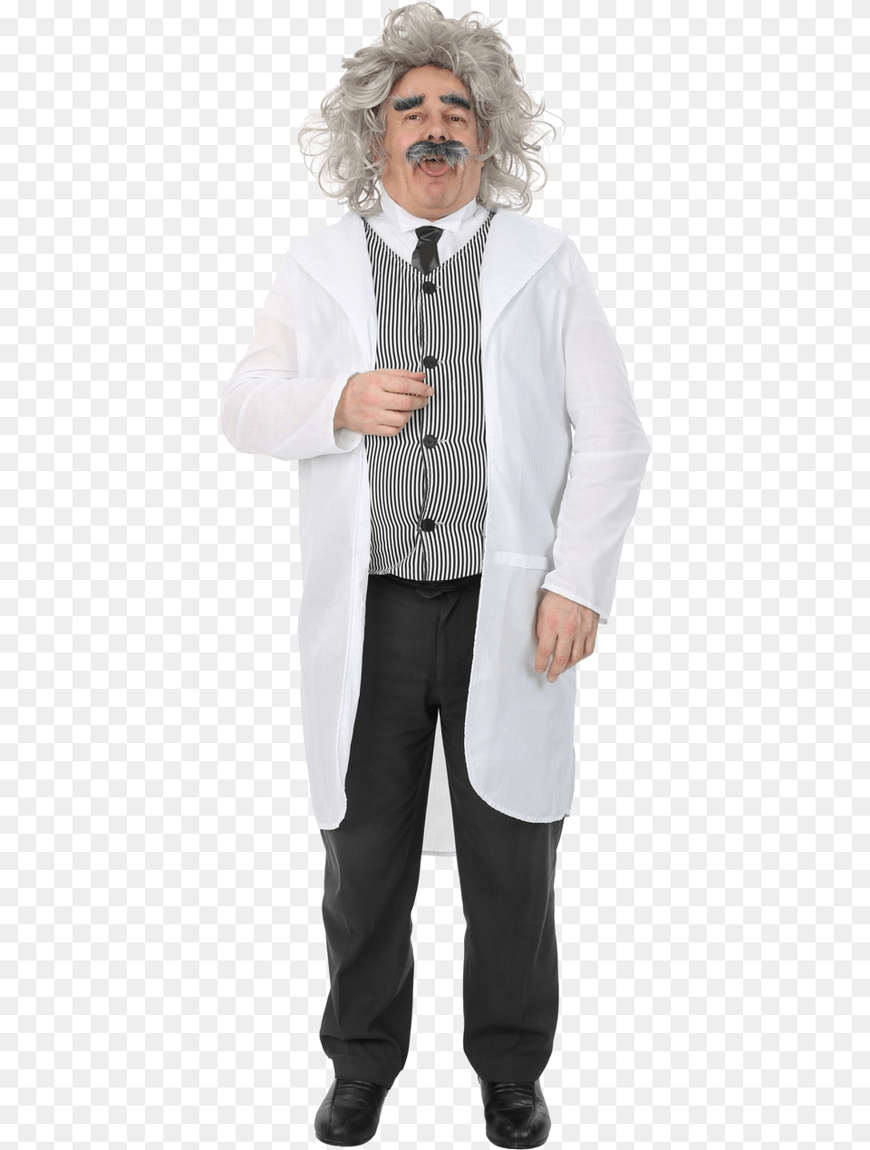 Albert Einstein Halloween Costume, Lab Coat, Clothing, Coat, Shirt Png