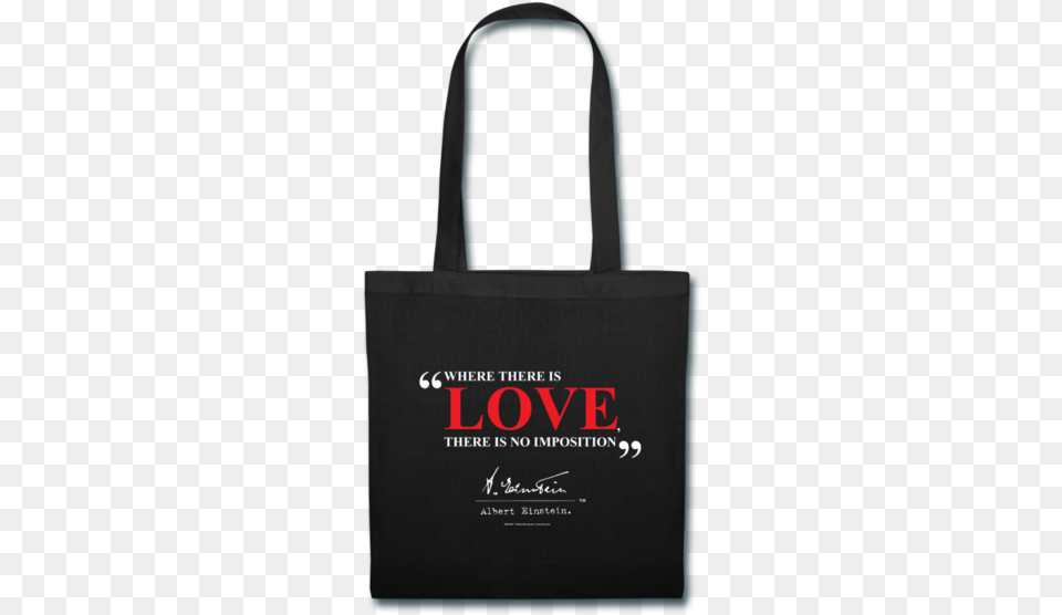 Albert Einstein Love Quote Tote Bag, Accessories, Handbag, Tote Bag, Blackboard Png