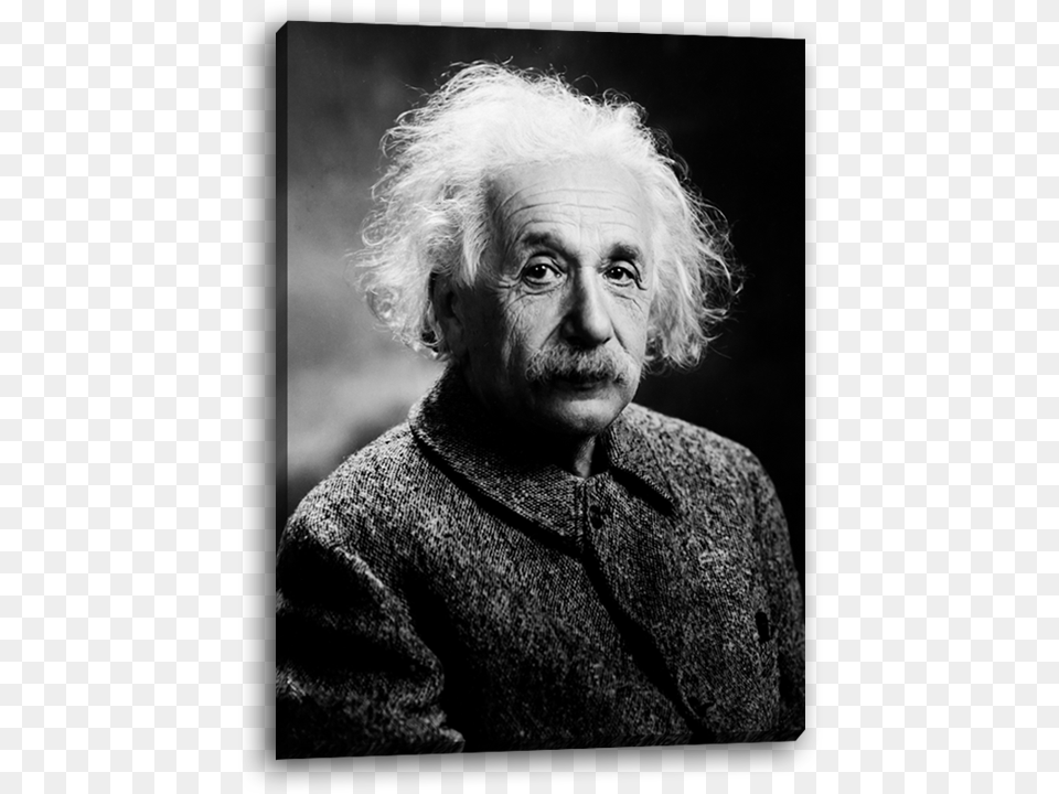 Albert Einstein On Canvas Albert Einstein Big Size, Adult, Smile, Portrait, Photography Png