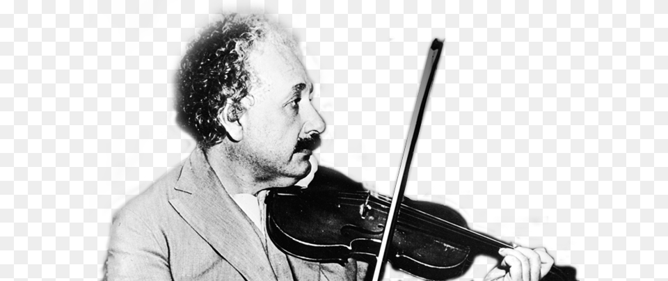 Albert Einstein Playing The Violin Against A Backdrop Albert Einstein, Musical Instrument, Adult, Male, Man Png Image