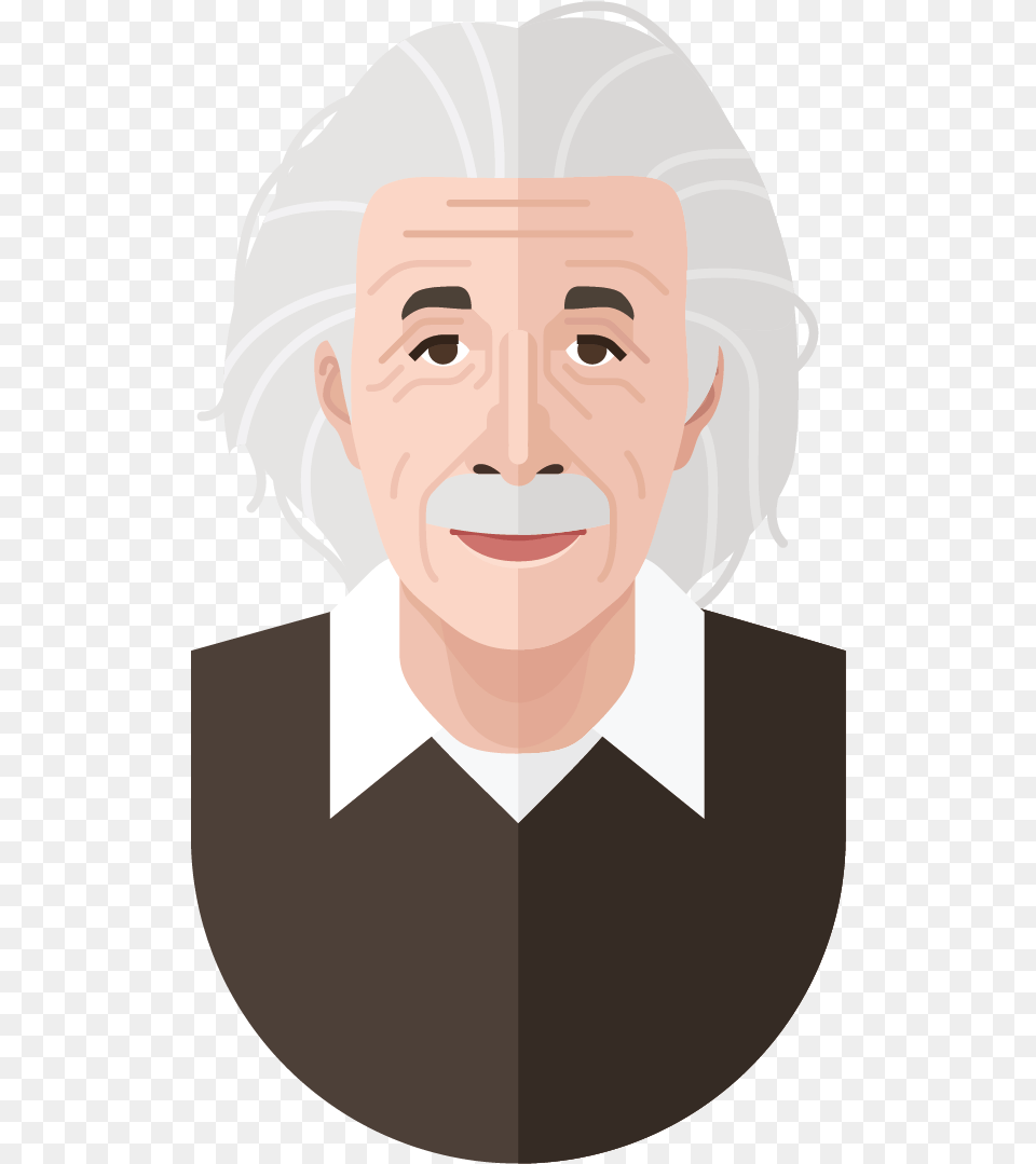 Albert Einstein Poster Illustration, Face, Head, Person, Photography Free Png Download