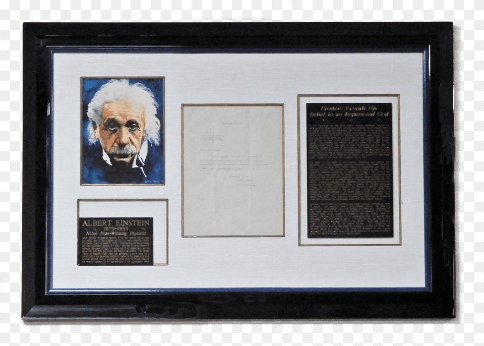 Albert Einstein Signed Letter Albert Einstein, Adult, Person, Man, Male Free Transparent Png
