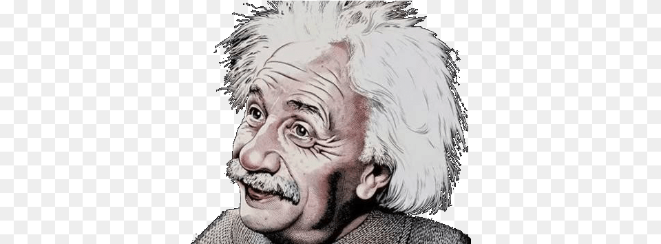 Albert Einstein T Cartoon Albert Einstein Pong, Art, Face, Head, Person Png Image