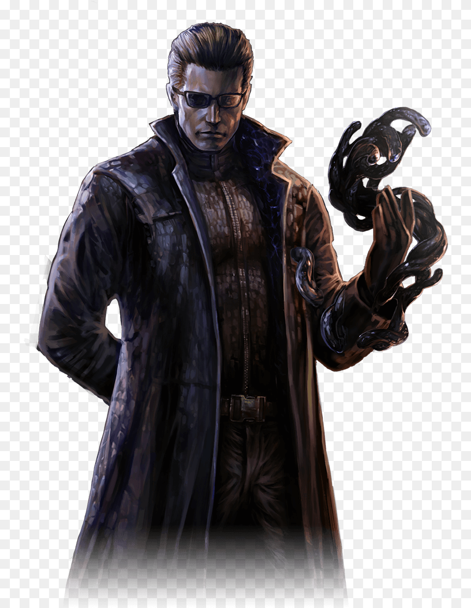 Albert Wesker Uroboros, Clothing, Coat, Jacket, Adult Png