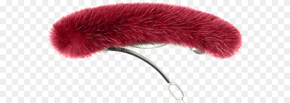 Alberte Hairclip Tango Red Fur Clothing, Accessories Png