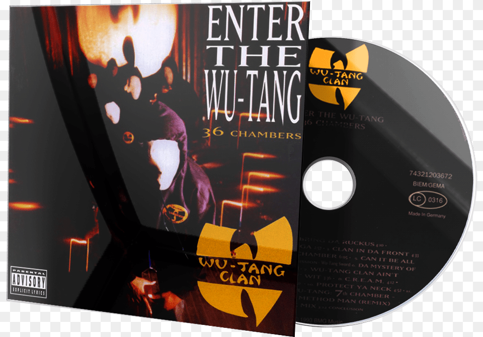 Album 3d Face Wu Tang Clan Enter The Wu Tang 36 Chambers, Disk, Dvd, Adult, Male Png Image