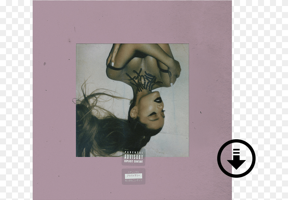 Album Ariana Grande Thank U Next, Tattoo, Skin, Person, Adult Free Png