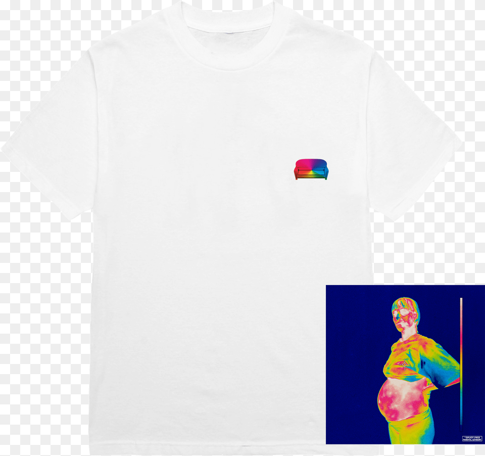 Album Art Tee Digital Album Bundle Iridescence, Clothing, T-shirt, Adult, Male Png