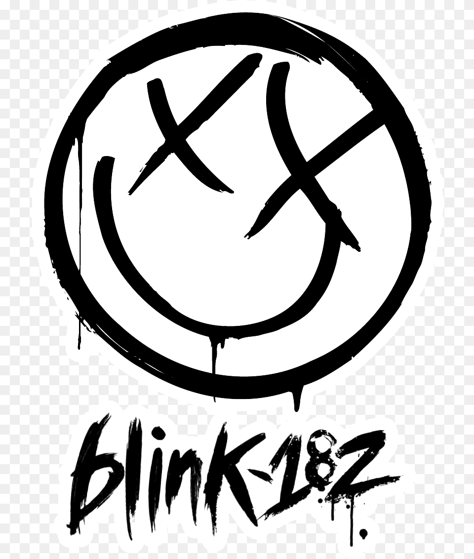 Album Artwork Segments Shown Blink 182 Logo, Stencil, Text Free Png