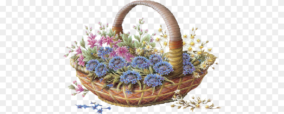 Album Lavender Flower Basket Clipart, Plant, Flower Arrangement, Herbal, Herbs Png Image