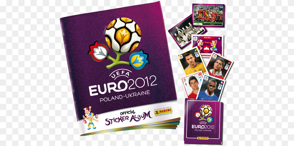 Album Panini 1 Image Panini Euro 2012, Advertisement, Poster, Publication, Book Free Transparent Png