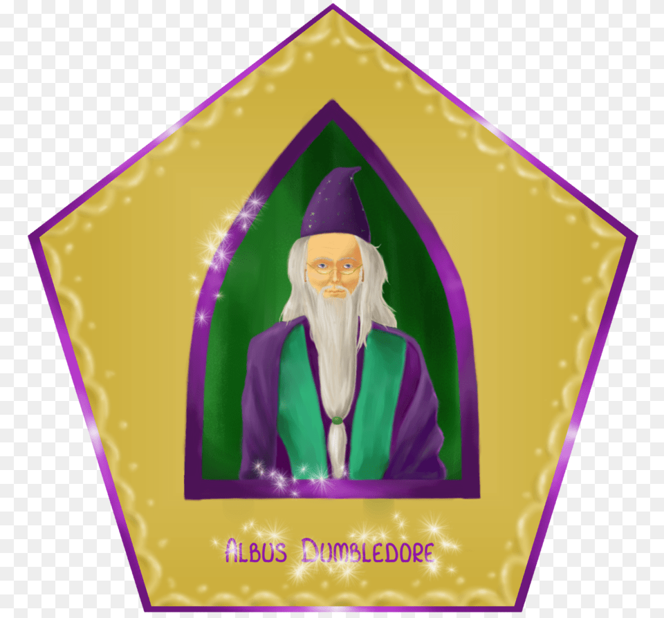 Albus Dumbledore Choc Frog Card, Purple, Person, People, Adult Free Png Download