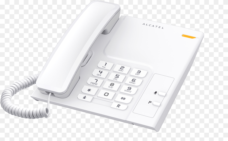 Alcatel Phones T26 White Picture Alcatel T56 Corded Phone, Electronics, Mobile Phone, Dial Telephone Free Png Download