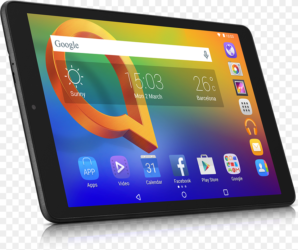 Alcatel Tablet 10 Inch, Computer, Electronics, Tablet Computer, Surface Computer Png