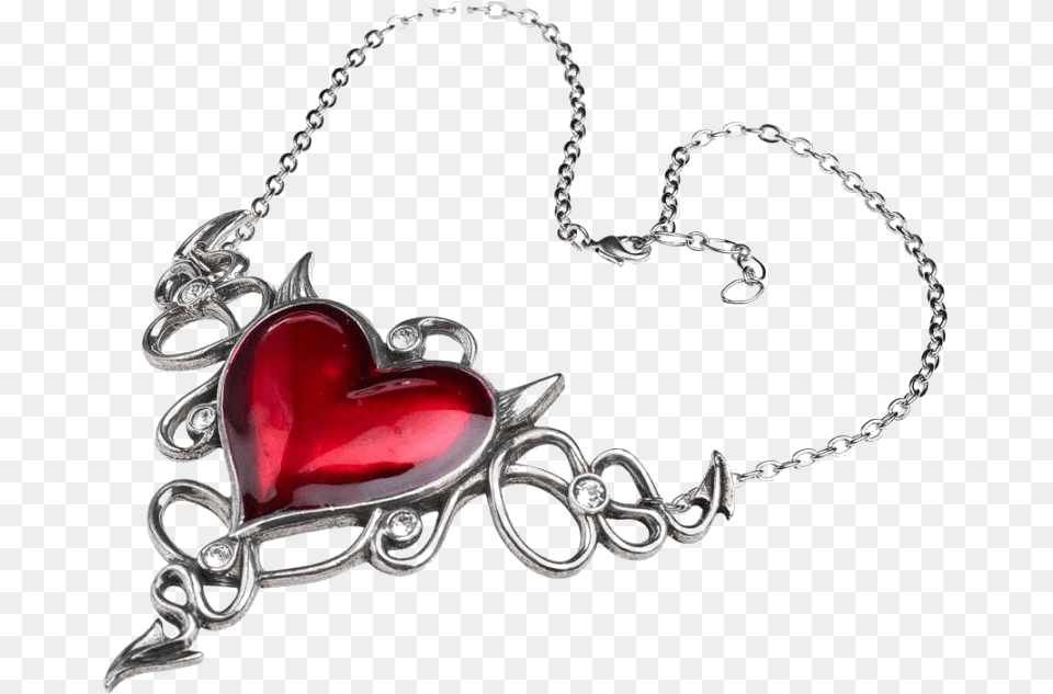 Alchemy Gothic Ulfp25 Devil Heart Genereux Necklace, Accessories, Jewelry, Symbol Png Image