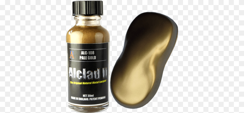 Alclad Ii Pale Gold 30ml Alclad Pale Gold Paint, Bottle, Cosmetics, Perfume Png