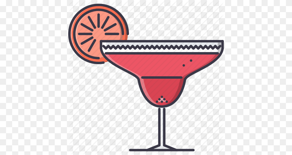 Alcohol Bar Club Glass Margarita Party Icon, Beverage, Cocktail, Martini Free Png Download