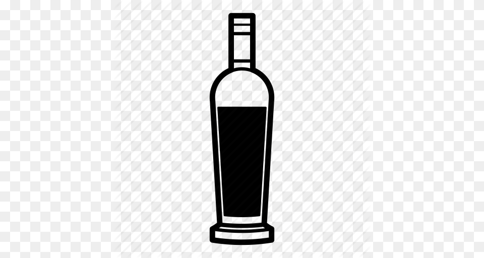 Alcohol Beverage Bottle Drink Drinks Rum Rum Bottle Icon, Liquor, Wine, Wine Bottle, Glass Free Png Download