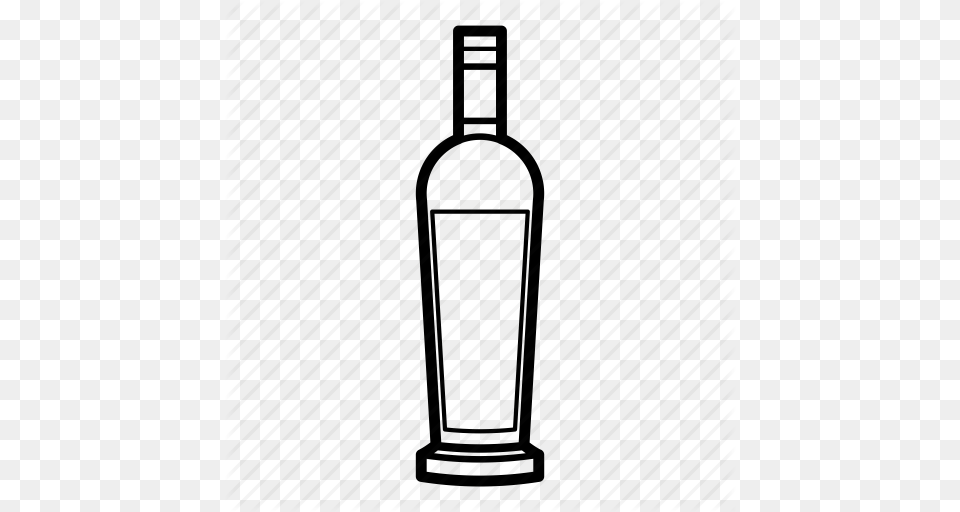 Alcohol Beverage Bottle Drink Drinks Rum Rum Bottle Icon, Liquor, Wine, Wine Bottle, Glass Free Png Download