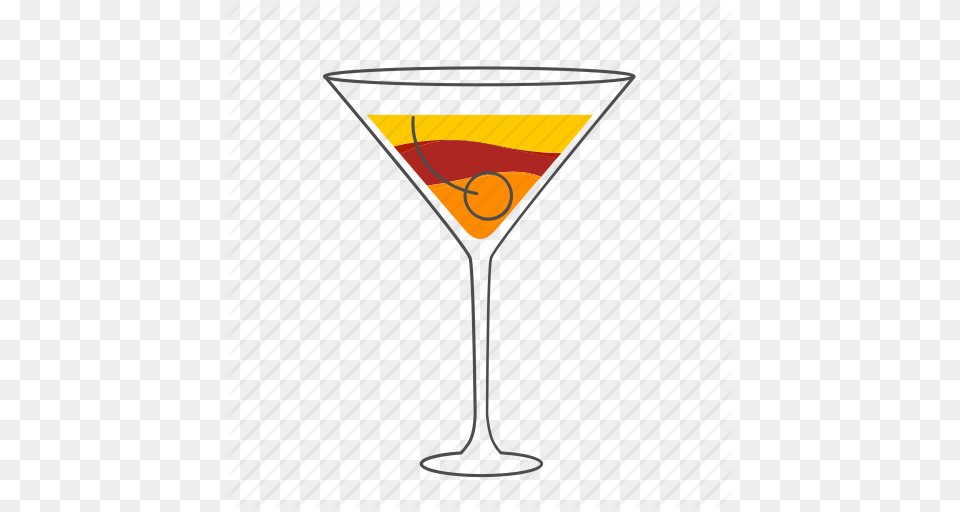 Alcohol Beverage Cocktail Drink Manhattan Icon, Martini Free Png