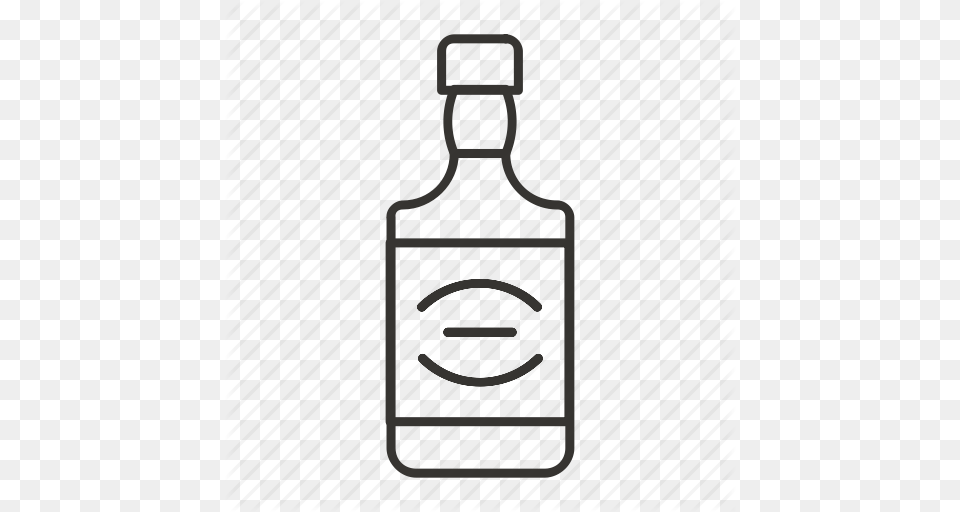 Alcohol Beverage Drink Glass Jack Daniels Whiskey Bottle Icon, Liquor Free Png