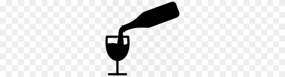 Alcohol Black And White Clipart, Glass, Beverage, Liquor, Wine Free Transparent Png