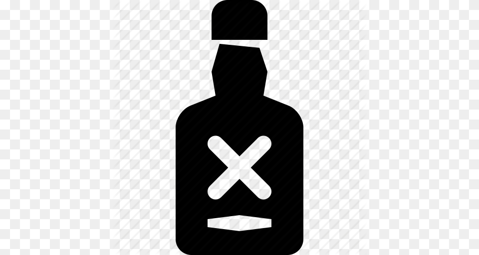 Alcohol Bottle Drink Jack Daniels Icon, Beverage, Liquor, Wine, Wine Bottle Png