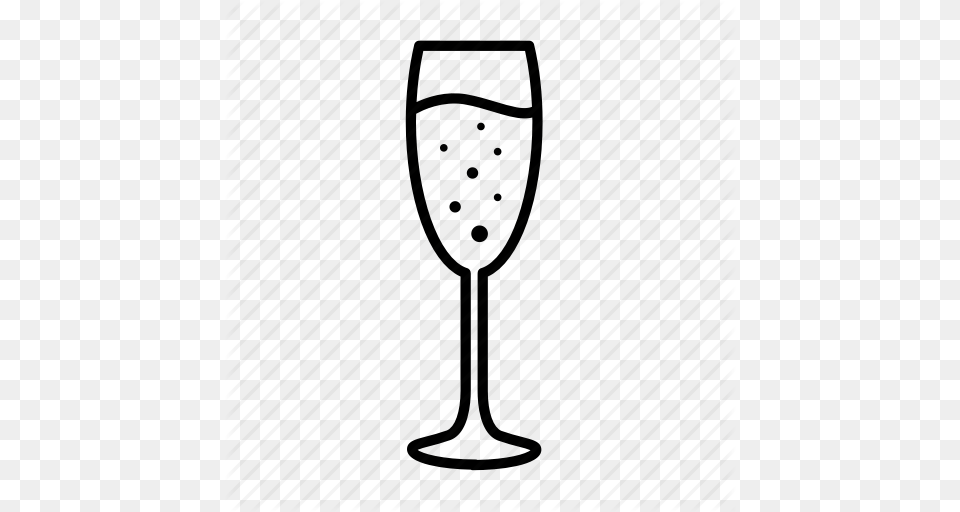 Alcohol Bubbles Celebrate Champagne Cocktail Drink Wine Icon, Beverage, Glass, Goblet, Liquor Free Png