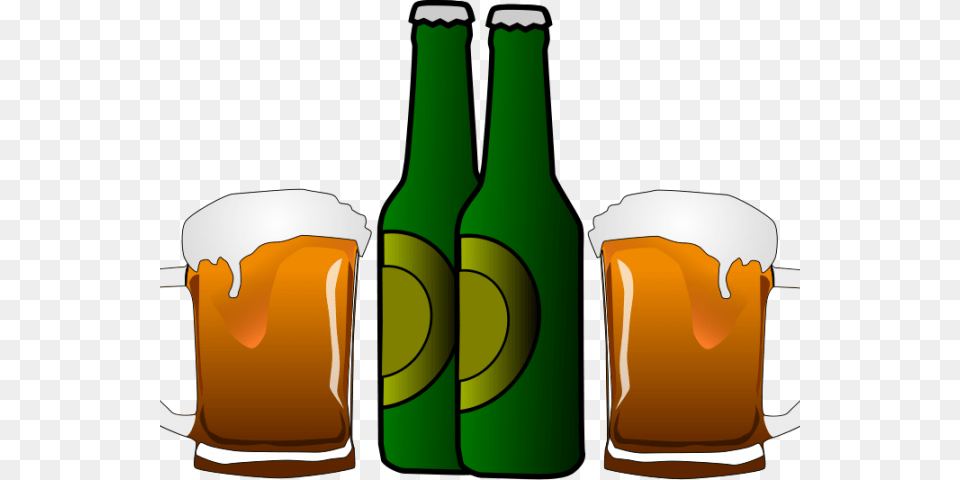 Alcohol Clipart Transparent, Lager, Glass, Bottle, Beverage Png