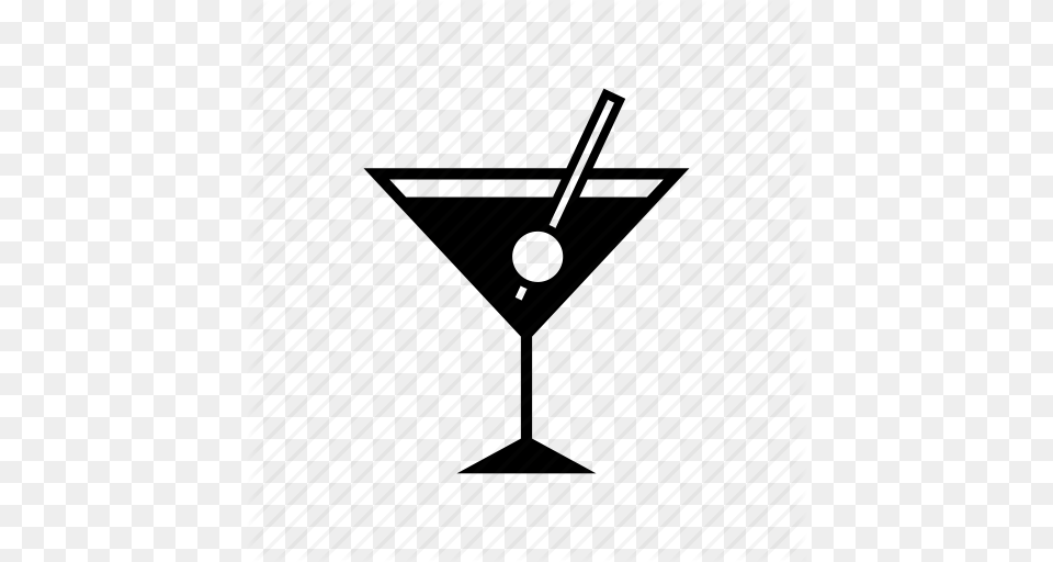 Alcohol Cocktail Glass Martini Nightlife Party Wine Icon, Beverage Free Png Download