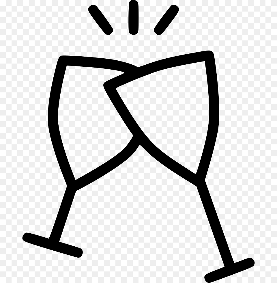 Alcohol Drawing Download, Bow, Weapon, Stencil, Glass Png Image