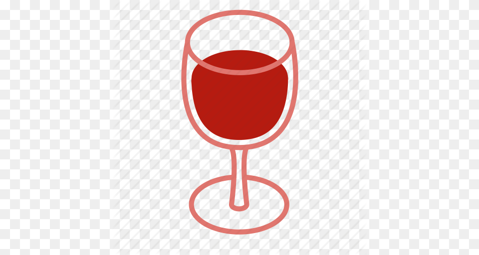 Alcohol Drink Full Glass Red Red Wine Wine Icon, Beverage, Liquor, Wine Glass, Goblet Free Transparent Png