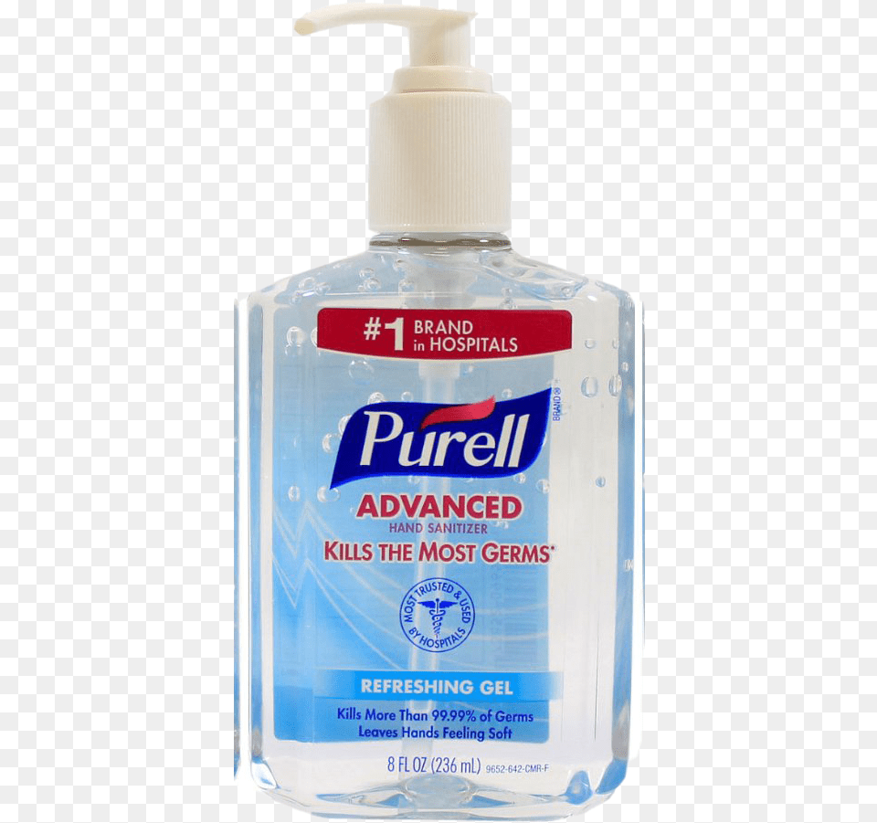 Alcohol Hand Sanitizer File Purell Advanced Hand Sanitizer, Bottle, Lotion, Cosmetics, Perfume Free Png Download