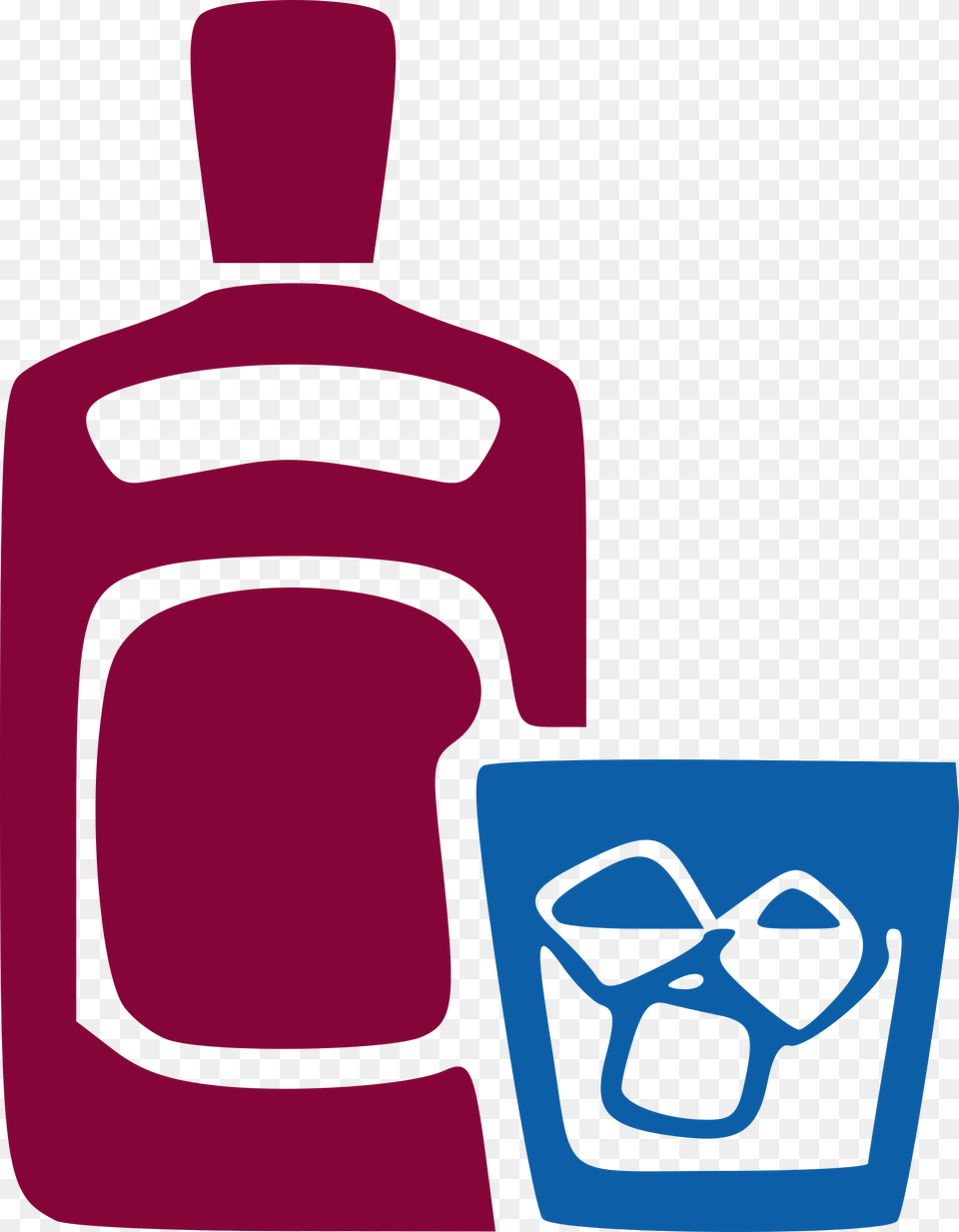 Alcohol Ice And Bottle Icons, Beverage, Liquor Png Image