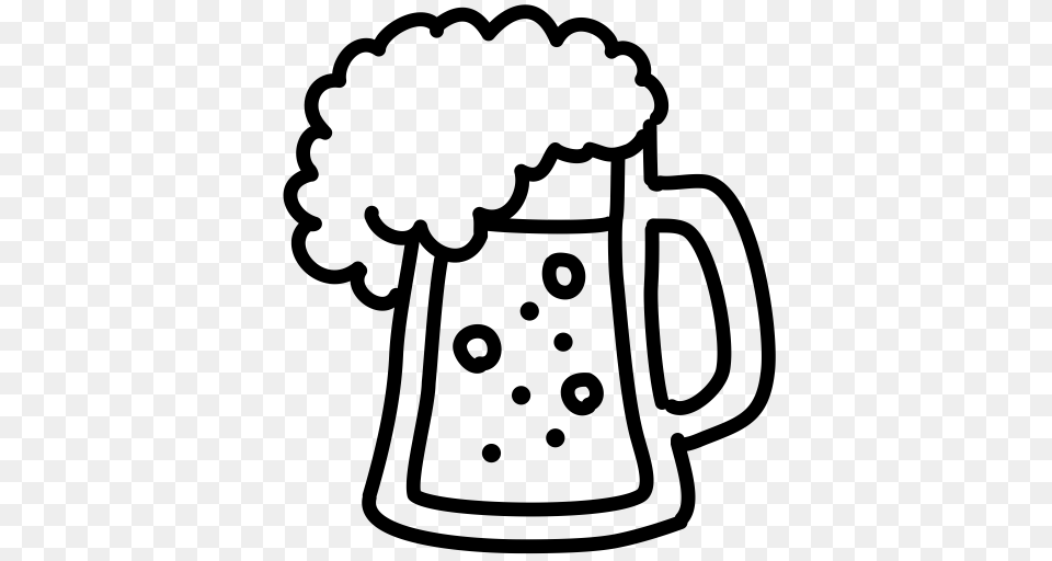 Alcohol Icon, Gray Free Png