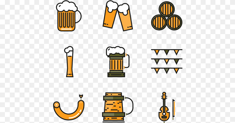 Alcohol Icons Vector Oktoberfest Icon Free Png Download