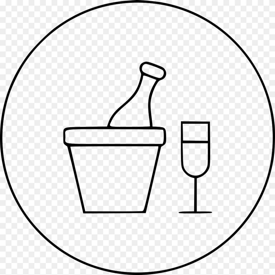 Alcohol Liquor Bottle Ice Glass Champaign Icon Beverage, Wine, Wine Bottle Free Transparent Png