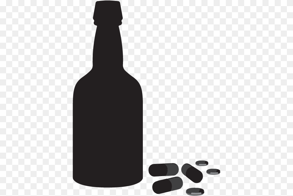 Alcohol With Pills Glass Bottle, Person, Medication, Beer, Beverage Png