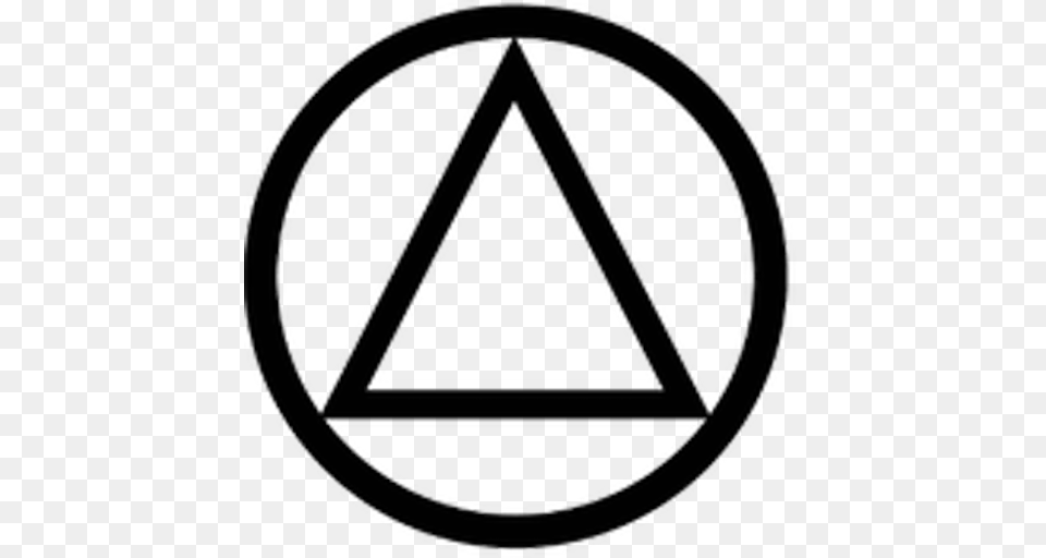 Alcoholics Anonymous Wilmington Area Intergroup, Triangle, Machine, Wheel, Symbol Png