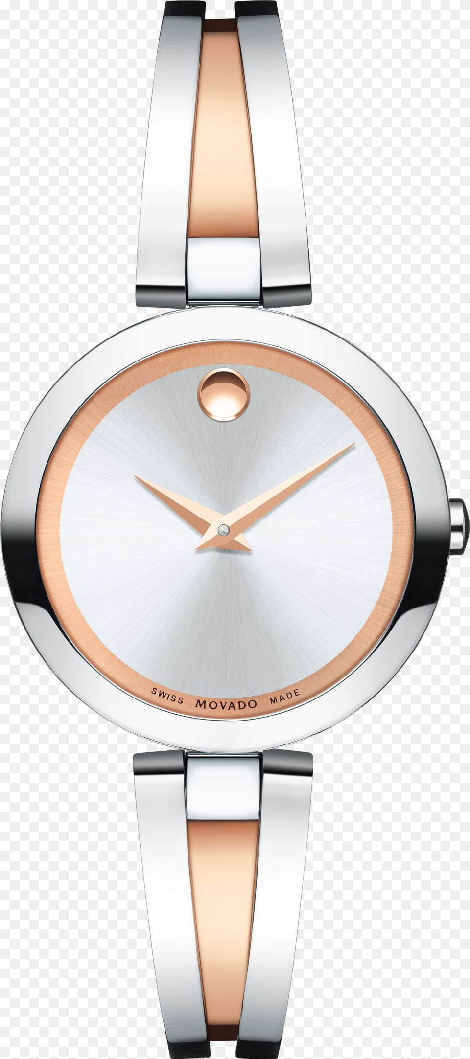 Aleena Movado Two Tone Bangle, Arm, Body Part, Person, Wristwatch Png