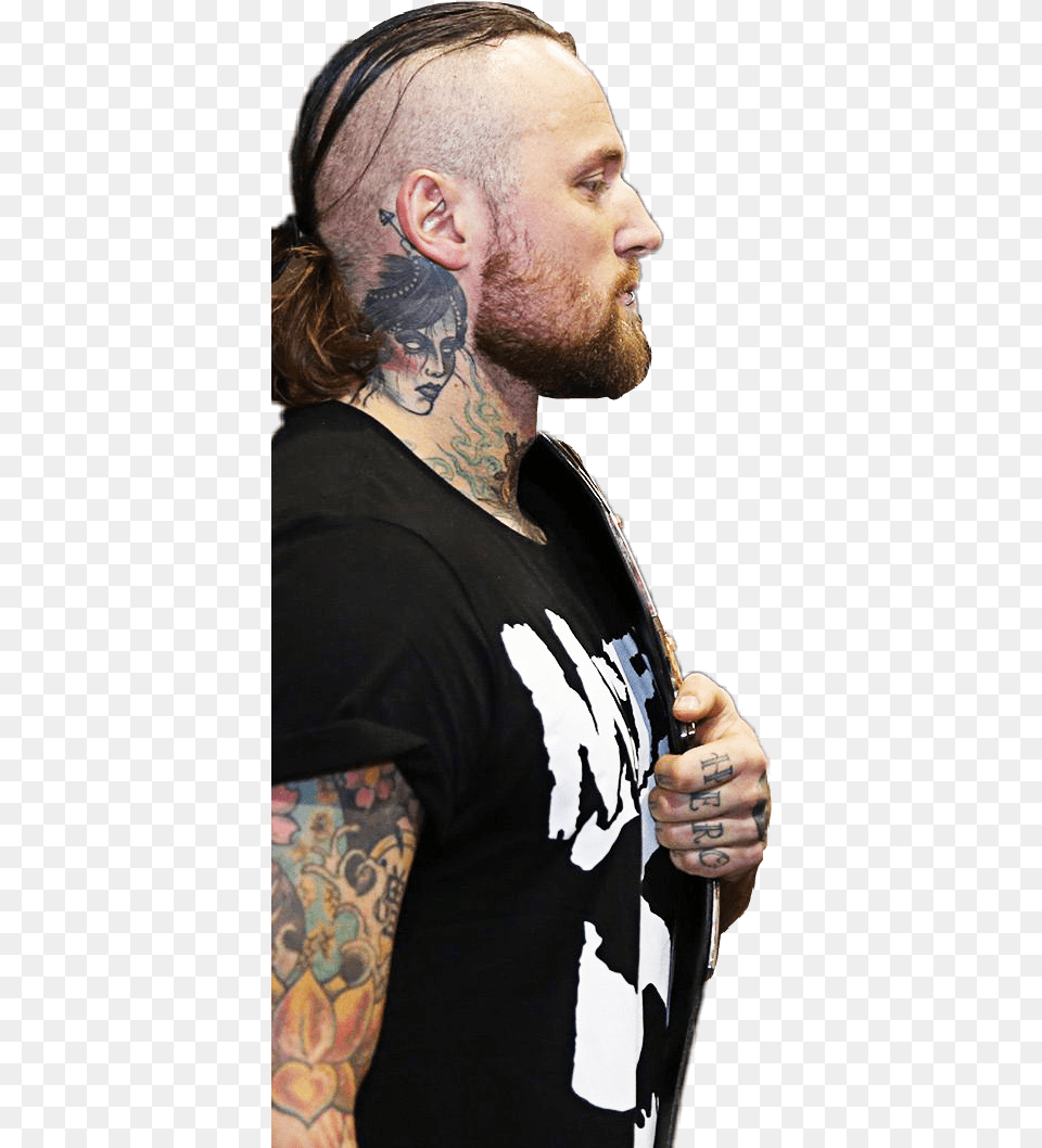 Aleisterblack Nxt Wwe Tattoo, Person, Skin, Adult, Male Free Transparent Png