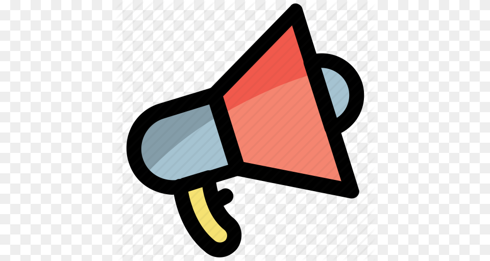 Alert Announcement Bullhorn Loud Hailer Marketing Icon, Toy Png Image